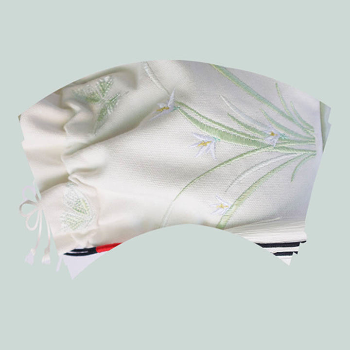 Borsa a tracolla in tela Buddha Stones, fiori di erba ricamati, fiori di ciliegio, borsa a tracolla - image 4