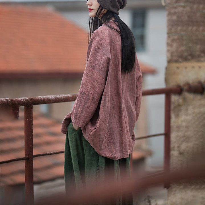 Cappotto con lacci e tie-dye con Buddha Stones , meditazione zen, giacca aperta sul davanti