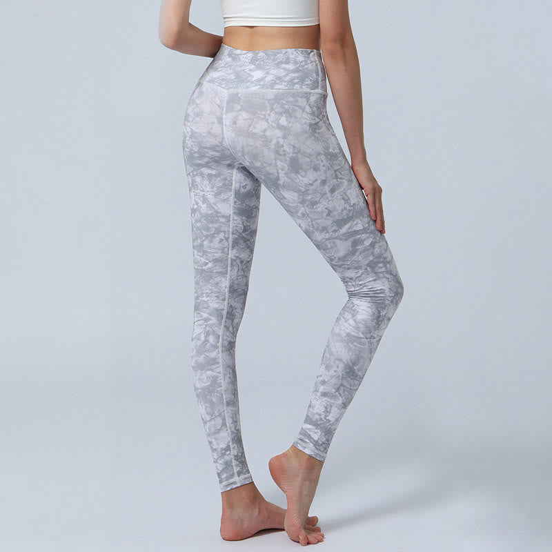 Buddha Stones Flowers Leaves Stampa Sport Fitness Yoga Leggings a vita alta Pantaloni da yoga da donna - image 17