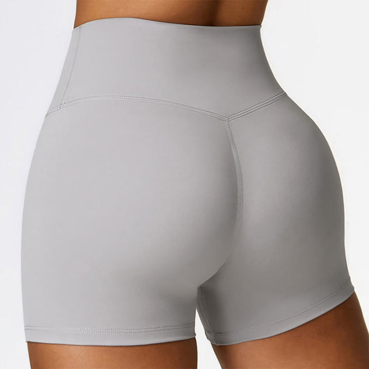 Canotta corta tinta unita Buddha Stones , pantaloncini a vita alta, abbigliamento sportivo per palestra e yoga