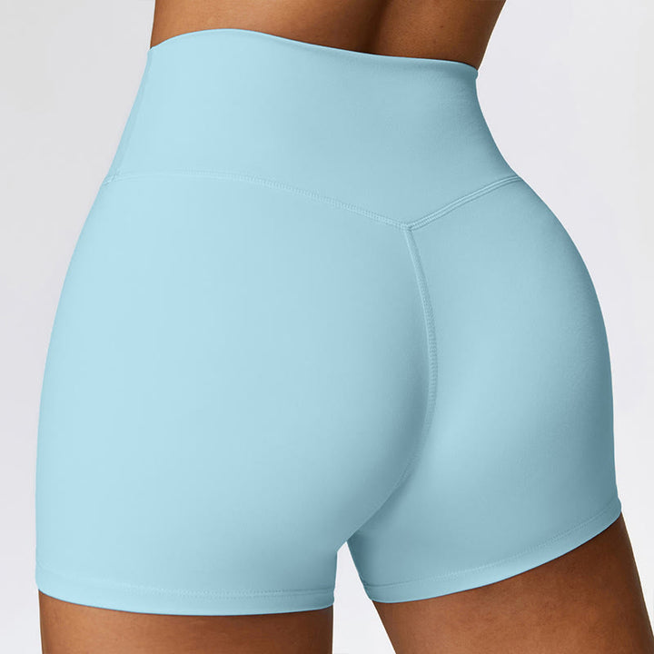 Canotta corta tinta unita Buddha Stones , pantaloncini a vita alta, abbigliamento sportivo per palestra e yoga