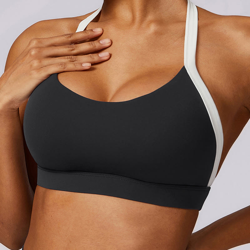 Buddha Stones reggiseno con scollo all'americana tinta unita, manica lunga, canotta corta, pantaloni, sport, fitness, palestra, yoga, outfit - image 19