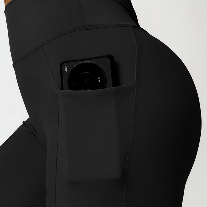 Buddha Stones reggiseno con scollo all'americana tinta unita, manica lunga, canotta corta, pantaloni, sport, fitness, palestra, yoga, outfit - image 34