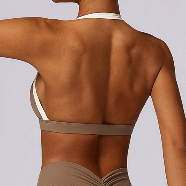 Buddha Stones reggiseno con scollo all'americana tinta unita, manica lunga, canotta corta, pantaloni, sport, fitness, palestra, yoga, outfit - image 37