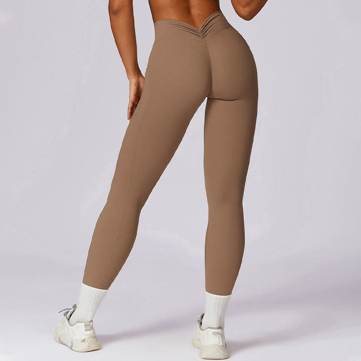 Buddha Stones reggiseno con scollo all'americana tinta unita, manica lunga, canotta corta, pantaloni, sport, fitness, palestra, yoga, outfit - image 49