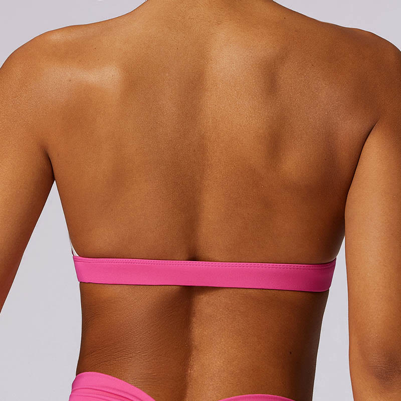 Buddha Stones reggiseno con scollo all'americana tinta unita, manica lunga, canotta corta, pantaloni, sport, fitness, palestra, yoga, outfit - image 54