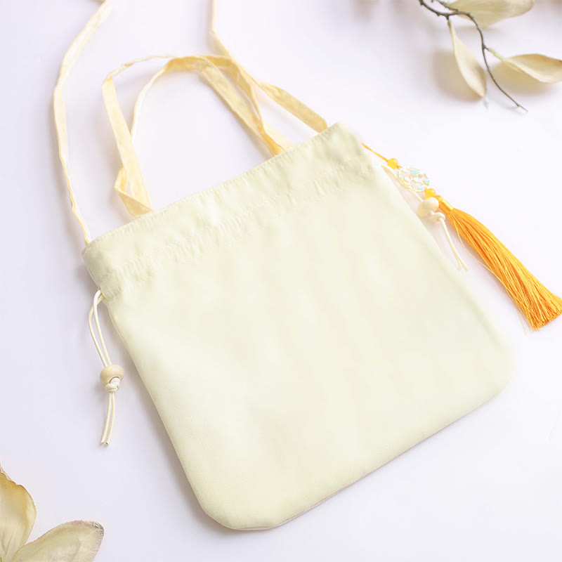 Buddha Stones Lotus Peony Epiphyllum Phoenix Suzhou Ricamo Cotone Lino Tote Borsa a Tracolla Borsa a Mano