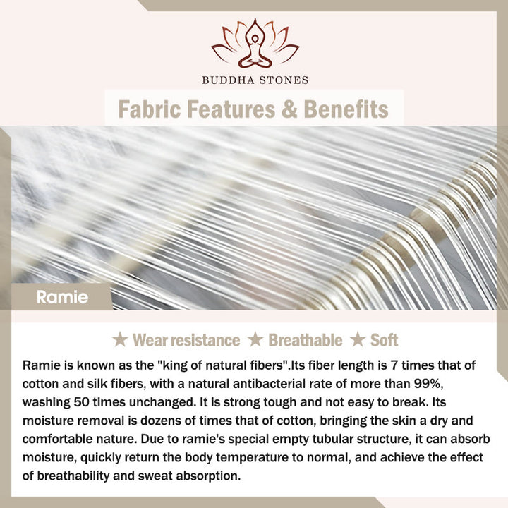 Giacca camicia in lino ramiè a maniche lunghe con bottoni a rana , Buddha Stones, fiori rosa verde chiaro, foglie verdi