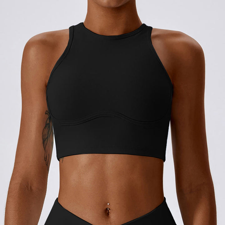 Canotta senza maniche Buddha Stones Crop Pantaloni svasati Sport Fitness Yoga