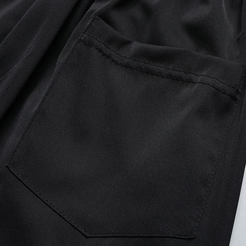 Buddha Stones Pino Padiglione Giardino Tang Suit Hanfu Tradizionale Uniforme Manica Corta Top Pantaloni Abbigliamento Uomo Set - image 16