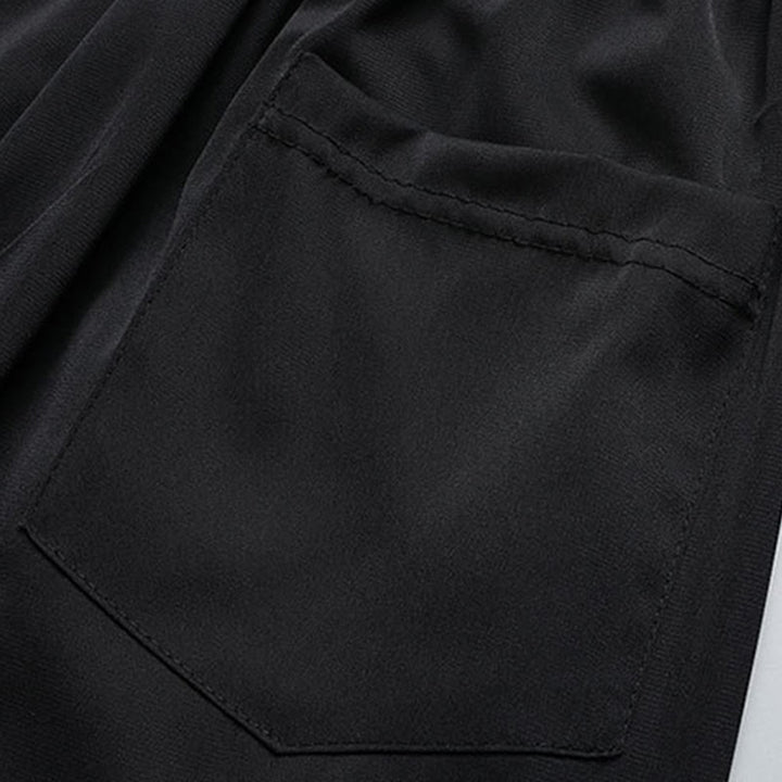 Buddha Stones Pino Padiglione Giardino Tang Suit Hanfu Tradizionale Uniforme Manica Corta Top Pantaloni Abbigliamento Uomo Set - image 16