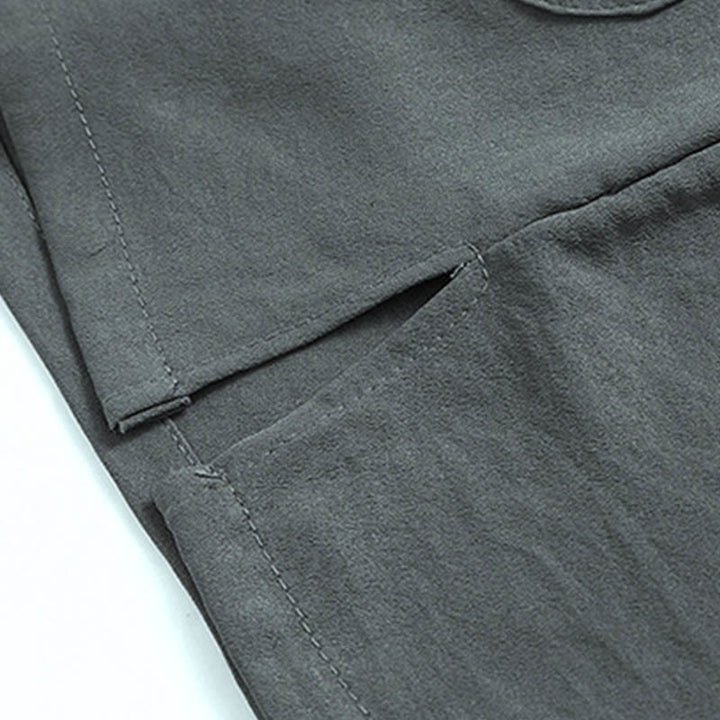 Buddha Stones Dragon Fu Character Tang Suit Camicia a maniche corte tradizionale Pantaloni a gamba larga Abbigliamento da uomo Set - image 9