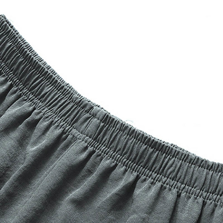 Buddha Stones Dragon Fu Character Tang Suit Camicia a maniche corte tradizionale Pantaloni a gamba larga Abbigliamento da uomo Set - image 11