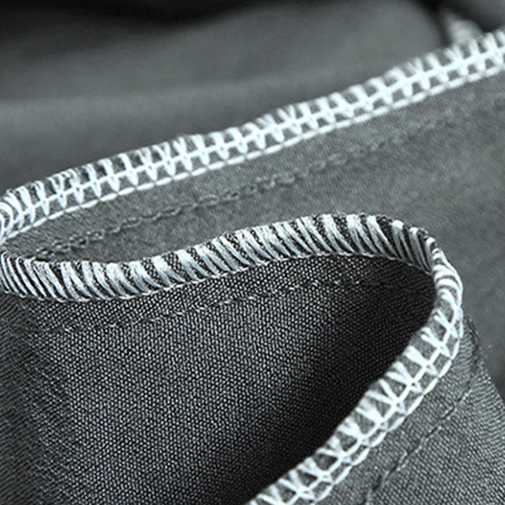 Buddha Stones Dragon Fu Character Tang Suit Camicia a maniche corte tradizionale Pantaloni a gamba larga Abbigliamento da uomo Set - image 14