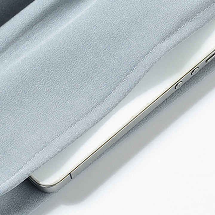 Buddha Stones Fu Character Ricamo Tang Suit Tradizionale Rana-Bottone Manica Corta Top Pantaloni Abbigliamento Uomo Set - image 11