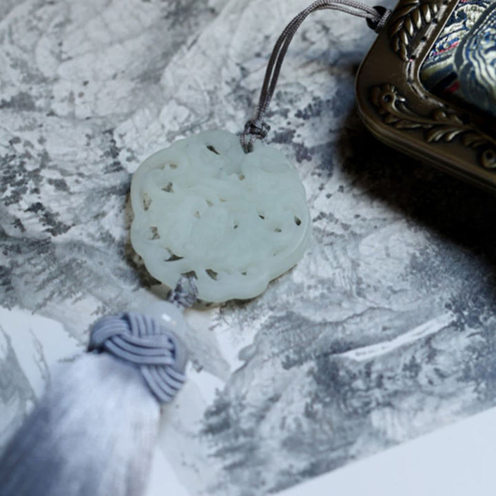 Borsa a tracolla con catena in metallo e onde blu dell'oceano, borsa a tracolla per cellulare, Buddha Stones
