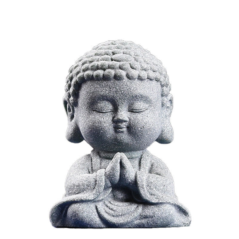 Buddha Stones Meditazione Preghiera del Buddha Compassione Serenità Decorazione della casa - image 11