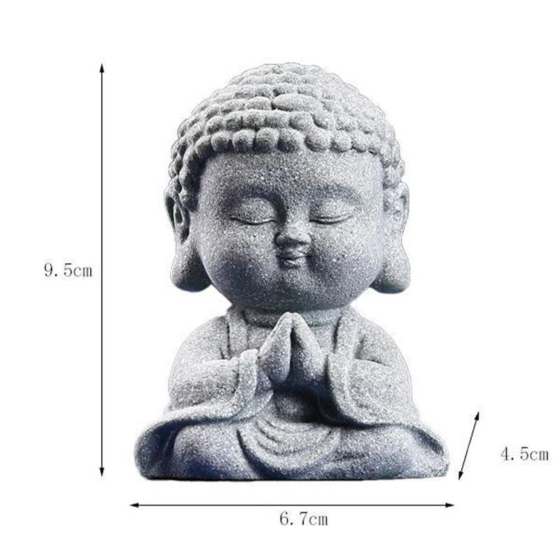 Buddha Stones Meditazione Preghiera del Buddha Compassione Serenità Decorazione della casa