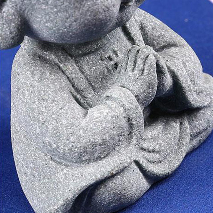 Buddha Stones Meditazione Preghiera del Buddha Compassione Serenità Decorazione della casa - image 8