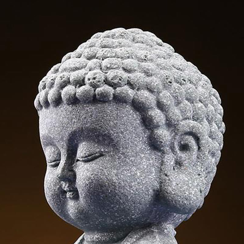 Buddha Stones Meditazione Preghiera del Buddha Compassione Serenità Decorazione della casa - image 7