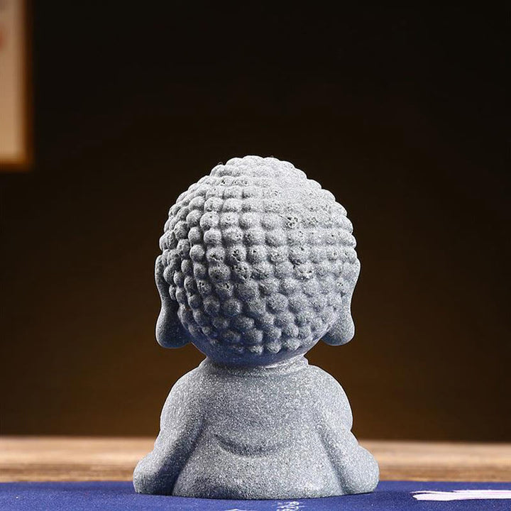 Buddha Stones Meditazione Preghiera del Buddha Compassione Serenità Decorazione della casa - image 3