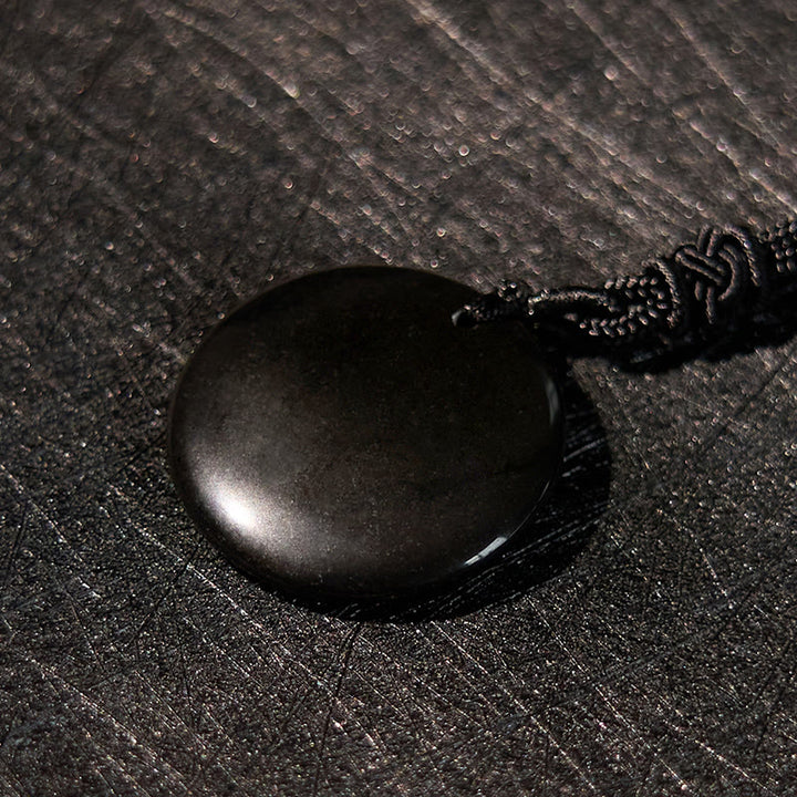 Buddha Stones Vari cristalli Ametista Occhio di tigre Avventurina verde Yin Yang Collana pendente spirituale