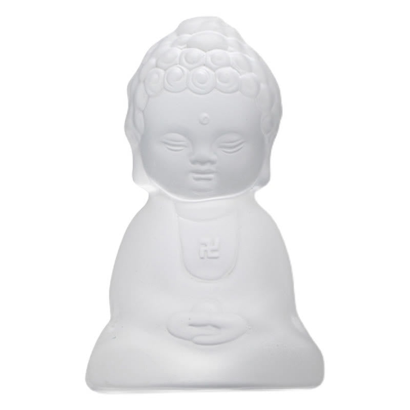 Decorazione da scrivania Buddha Stones Mini Tathagata Buddha Liuli Serenity - image 8