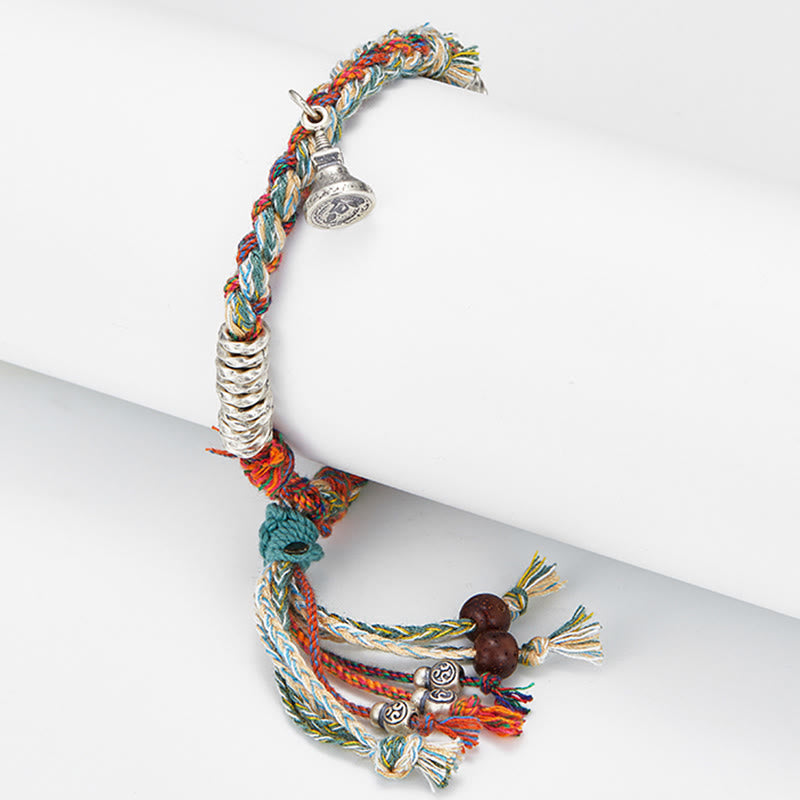 Braccialetto Buddha Stones in argento sterling 925 fatto a mano con protezione a più fili - image 2