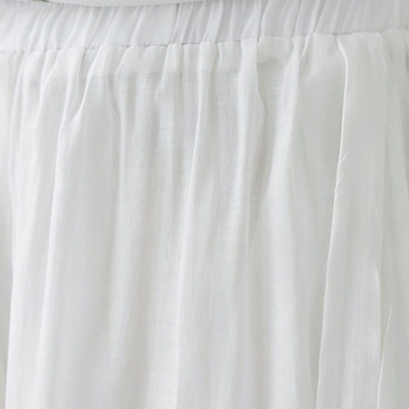 Set di 2 magliette a maniche corte con ricamo floreale Buddha Stones , pantaloni a gamba larga - image 24