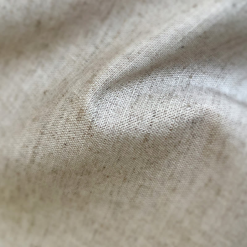 Camicia in lino a maniche corte con bottoni da uomo, tinta unita , Buddha Stones - image 11