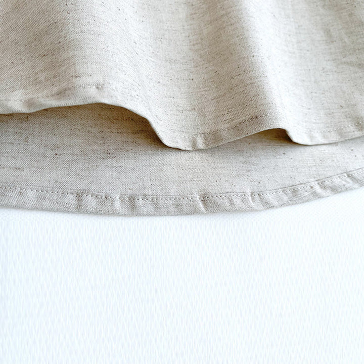 Camicia in lino a maniche corte con bottoni da uomo, tinta unita , Buddha Stones - image 14