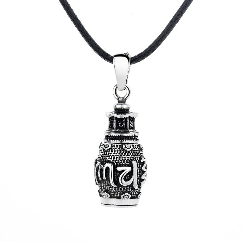 Collana con ciondolo in rame con Buddha Stones Om Mani Padme Hum e creatività - image 5