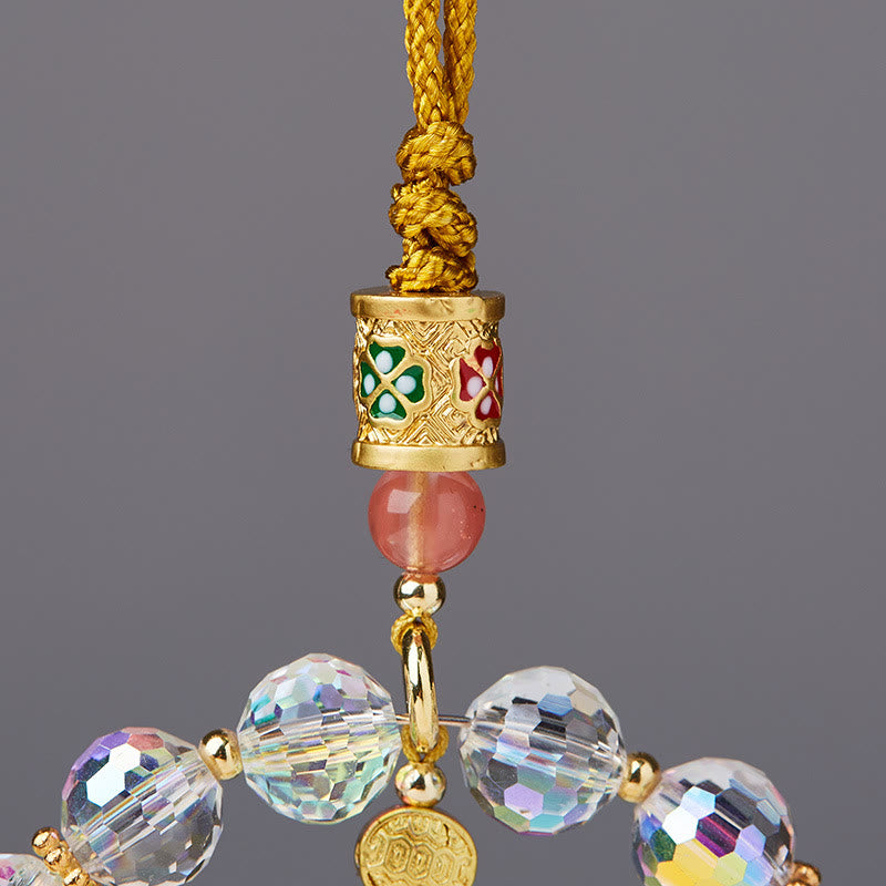 Buddha Stones Pesce Koi Fortunato Cinque Dei della Ricchezza Prosperità Decorazione Appesa