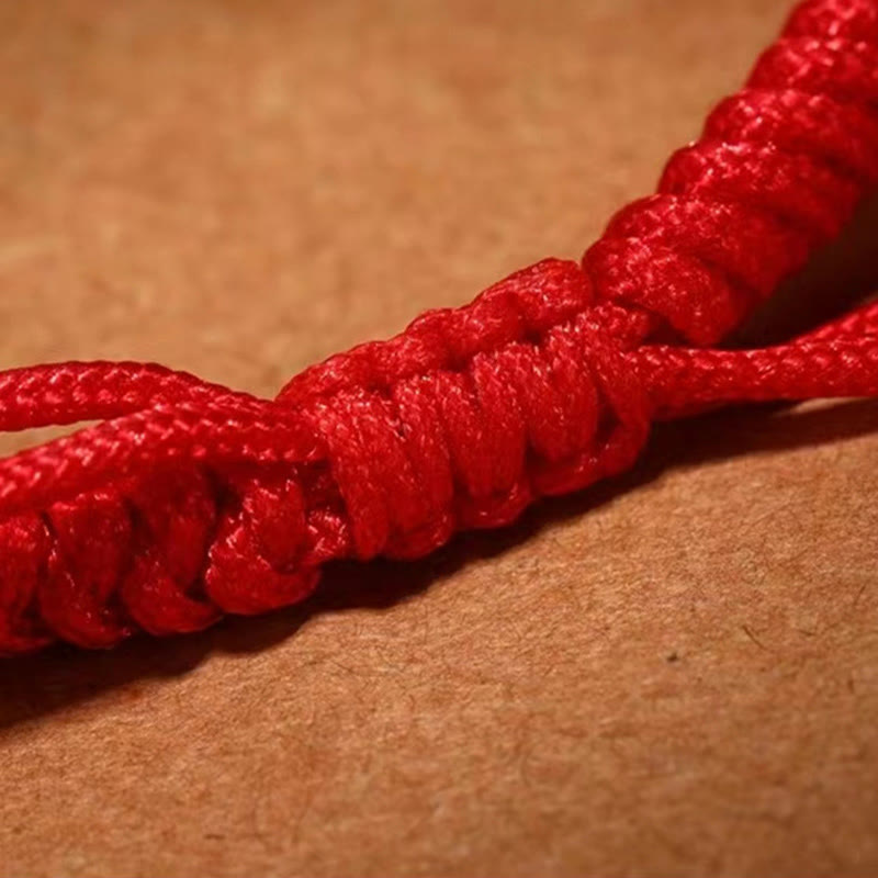 Braccialetto della fede con nodo di King Kong in argento sterling 925 con Buddha Stones Om Mani Padme Hum - image 11