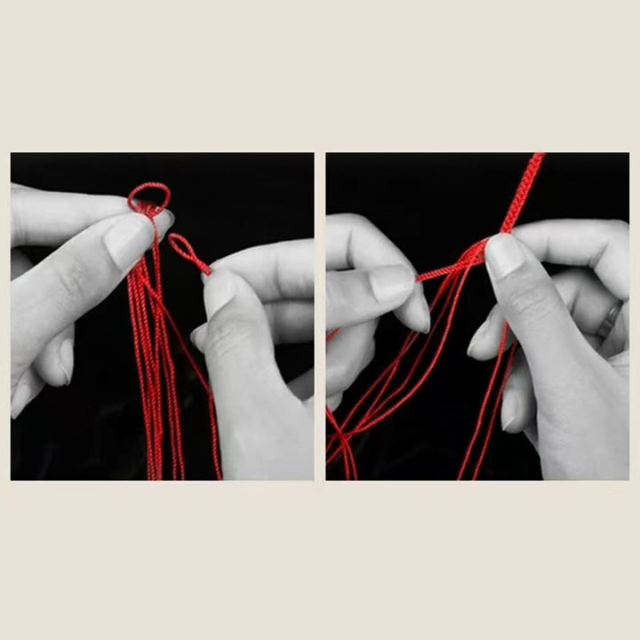 Braccialetto della fede con nodo di King Kong in argento sterling 925 con Buddha Stones Om Mani Padme Hum - image 21