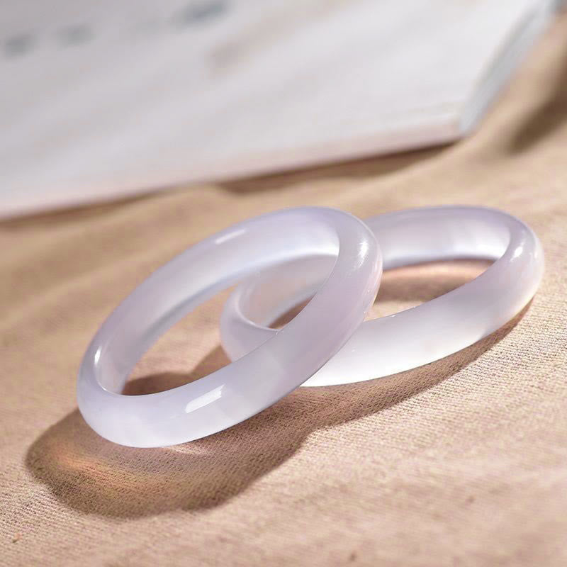 Braccialetto con energia positiva in calcedonio naturale Buddha Stones - image 3