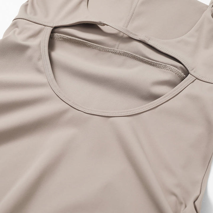 Buddha Stones Solid Backless Tennis Yoga Donna Sport Vestito - image 33