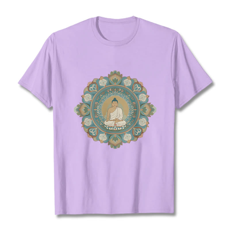 Maglietta Buddha Stones Mandala Flower Buddha Tee - Prugna - 2XL - image 15