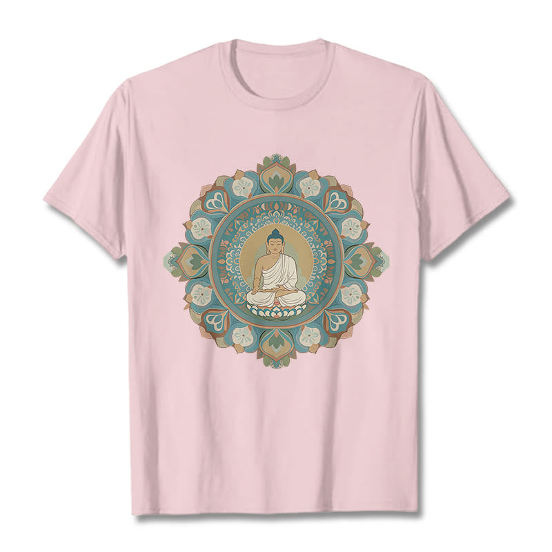 Maglietta Buddha Stones Mandala Flower Buddha Tee - Rosa chiaro - 2XL - image 13