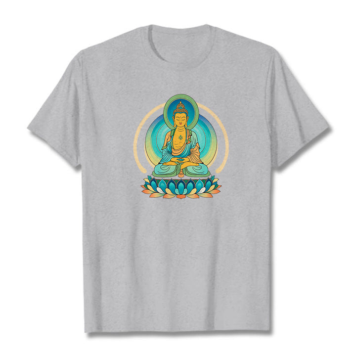 Maglietta Buddha Stones Lotus Buddha Tee - Grigio chiaro - 2XL - image 19