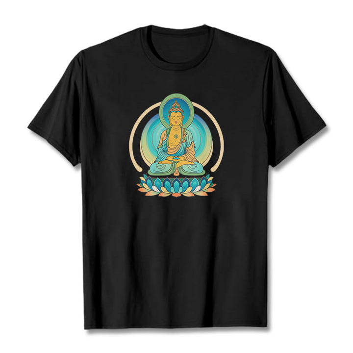 Maglietta Buddha Stones Lotus Buddha Tee - Nero - 2XL - image 6