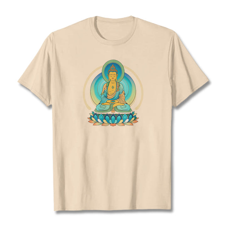 Maglietta Buddha Stones Lotus Buddha Tee - Biscotto - 2XL - image 0