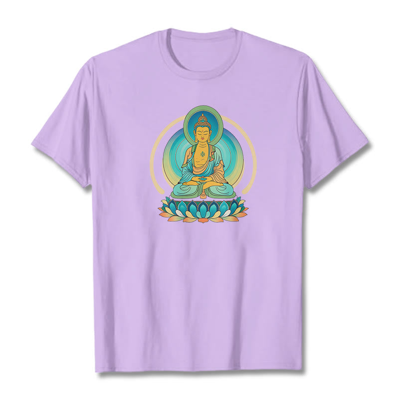 Maglietta Buddha Stones Lotus Buddha Tee - Prugna - 2XL - image 16