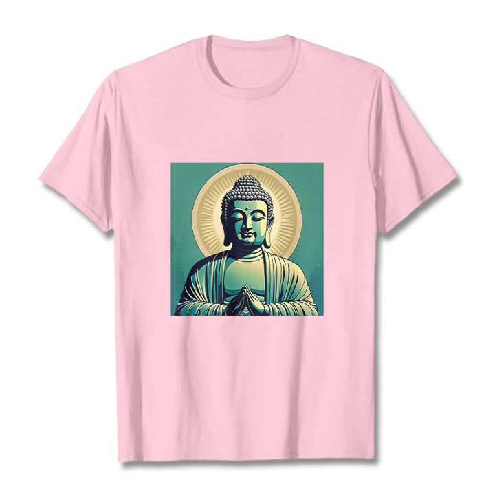 Maglietta Buddha Stones Aura Green Buddha Tee - Rosa chiaro - 2XL - image 14