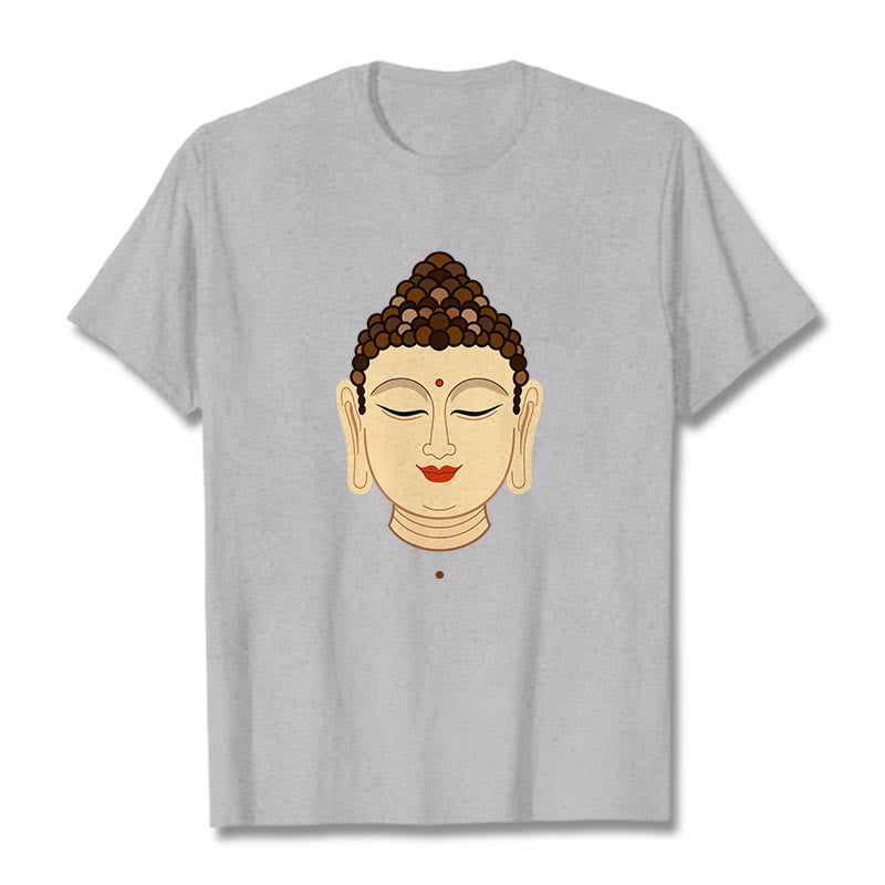 Maglietta Buddha Stones Meditazione Buddha Tee - LightGrey - 2XL - image 19