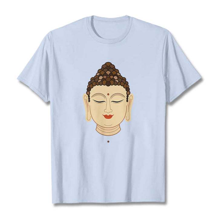 Maglietta Buddha Stones Meditazione Buddha Tee - Ciano chiaro - 2XL - image 17