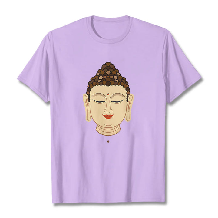 Maglietta Buddha Stones Meditazione Buddha Tee - Plum - 2XL - image 16