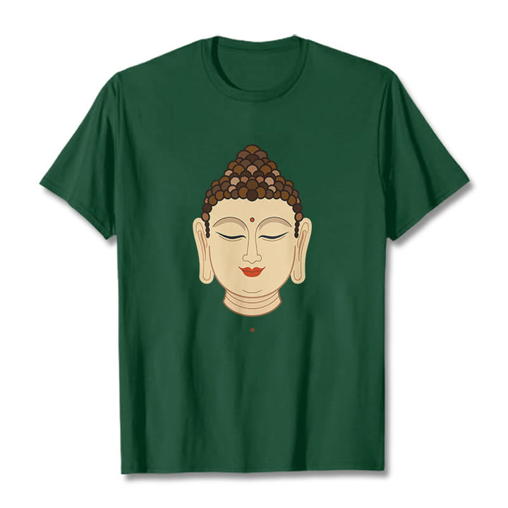 Maglietta Buddha Stones Meditazione Buddha Tee - Verde studentesco - 2XL - image 9