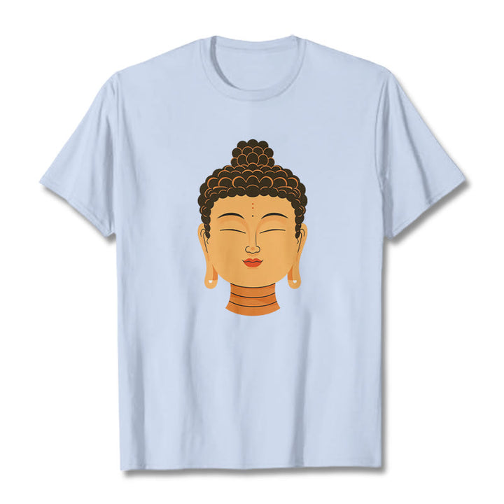 Buddha Stones Blessed Meditation Buddha Tee - Ciano chiaro - 2XL - image 10