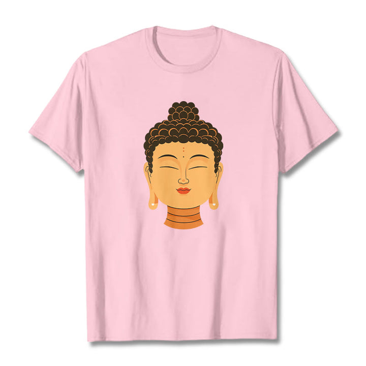 Buddha Stones Blessed Meditation Buddha Tee - Rosa chiaro - 2XL - image 10